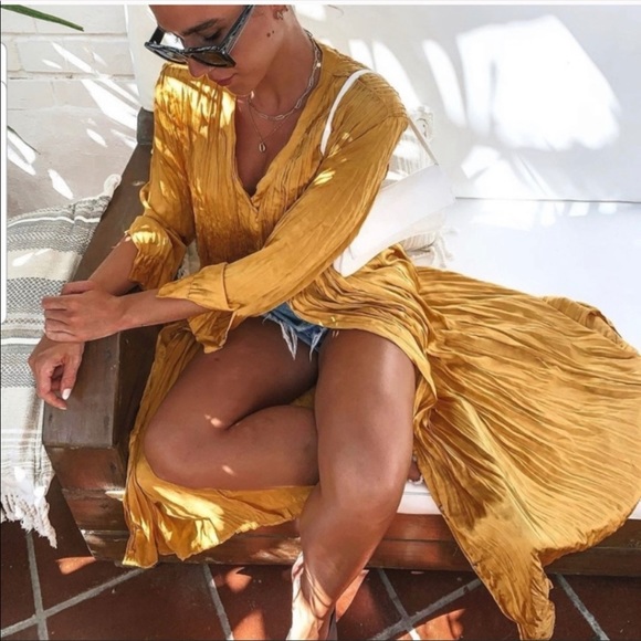 Zara wrinkle dress NWT - Picture 4 of 13